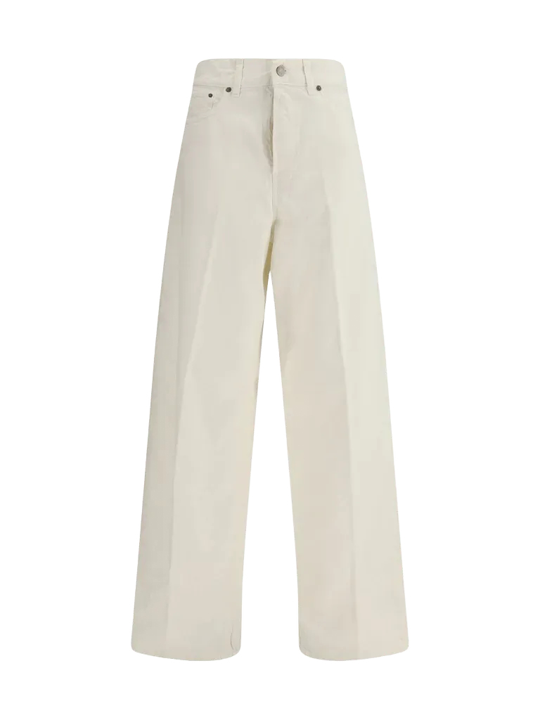 Haikure Bethany Twill 45 Jeans — White