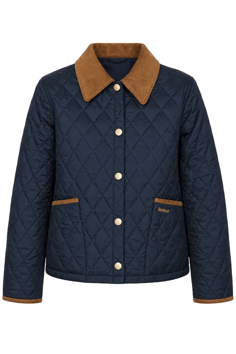 Barbour Icon Quilted Cropped Jacket