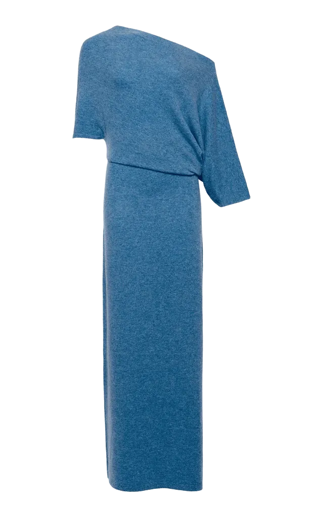 Carol Cashmere One-Shoulder Maxi Dress