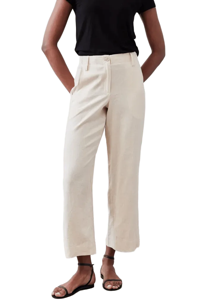 Linen A-Line Pants