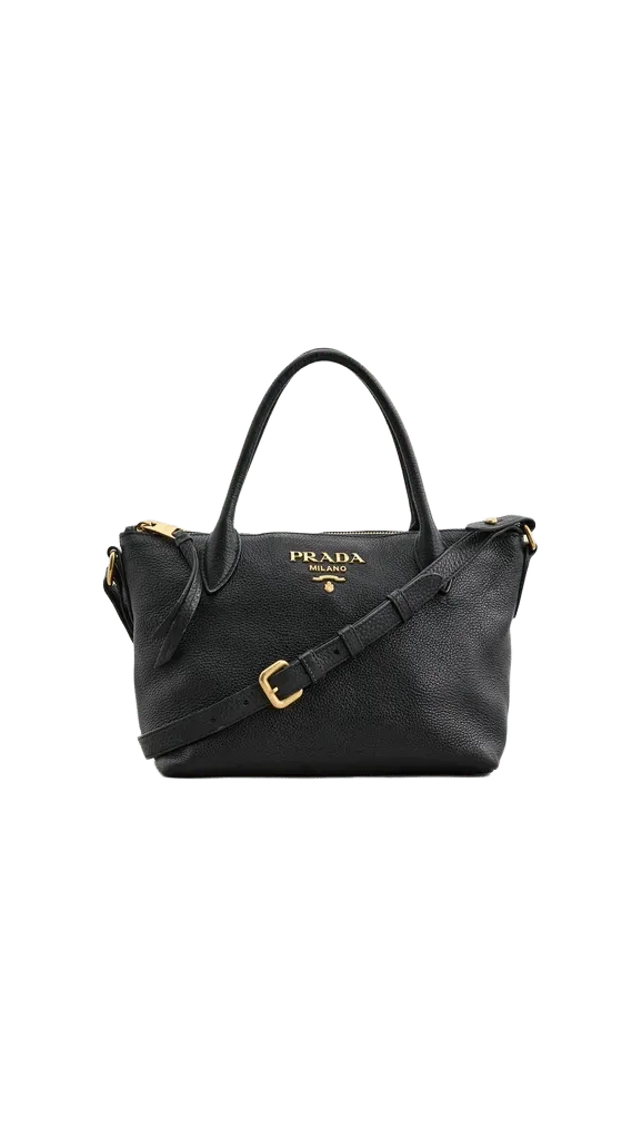 Prada Vitello Daino Convertible Small Tote