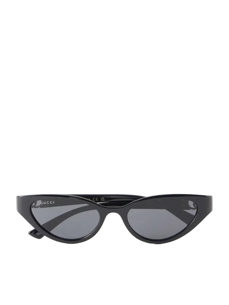 Hailey Interlocking G-detailed cat-eye injection sunglasses