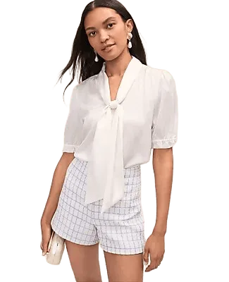 Satin Bow Blouse