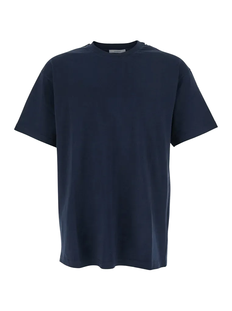Givenchy Logo-Embroidered Cotton T-Shirt — Navy