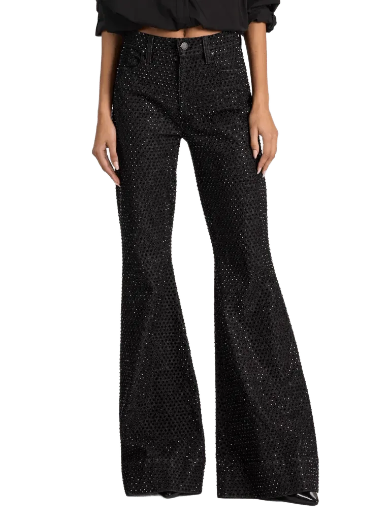 BEAUTIFUL EMBELLISHED JEAN - CLARISSA BLACK\/BLACK