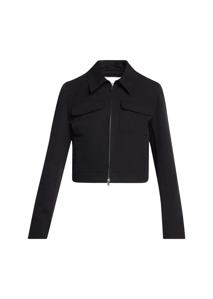 Vince Shrunken Stretch Cotton Jacket
