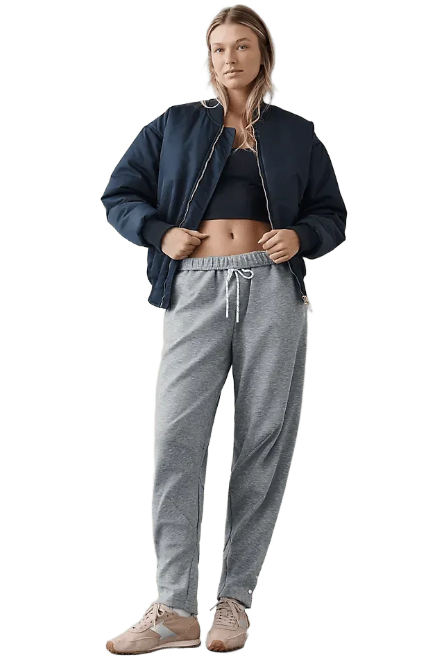 Daily Practice Affirmation Cotton Stretch High Rise Jogger Pants