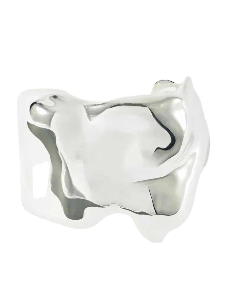 Silver-toned cuff