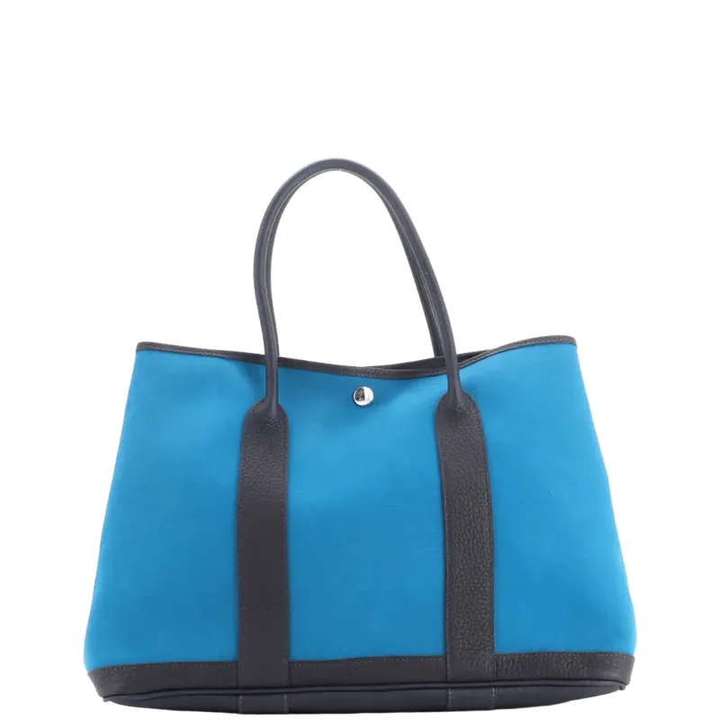 Garden Party Tote Toile and Leather 36