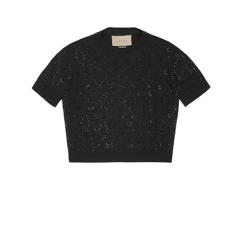 Fine wool GG crystal top