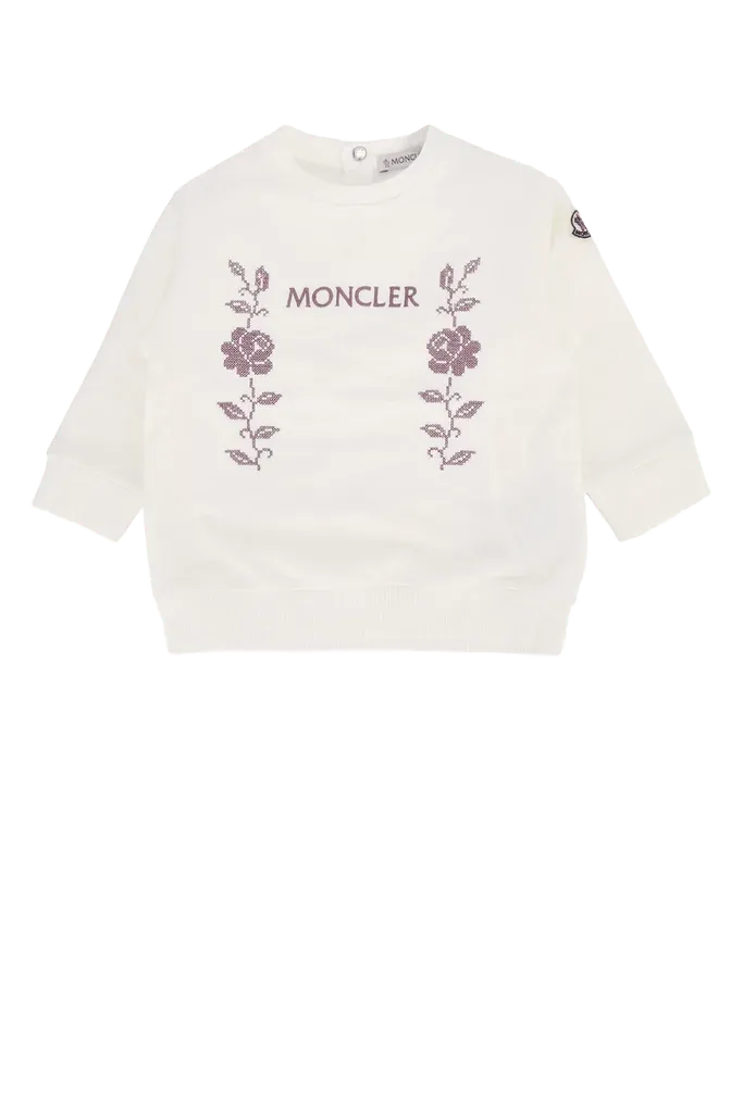 Moncler Jr Clothing Sweatshirt — Cream