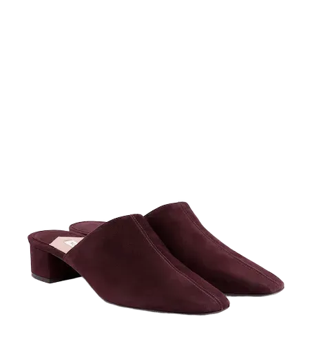 Colbert suede mules