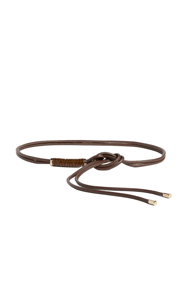 Lowell Wrap Belt in Leather