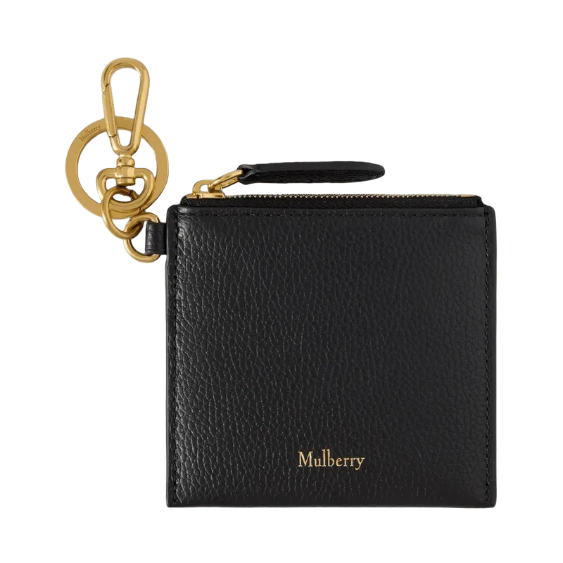 Clip Zipped Credit Card Pouch