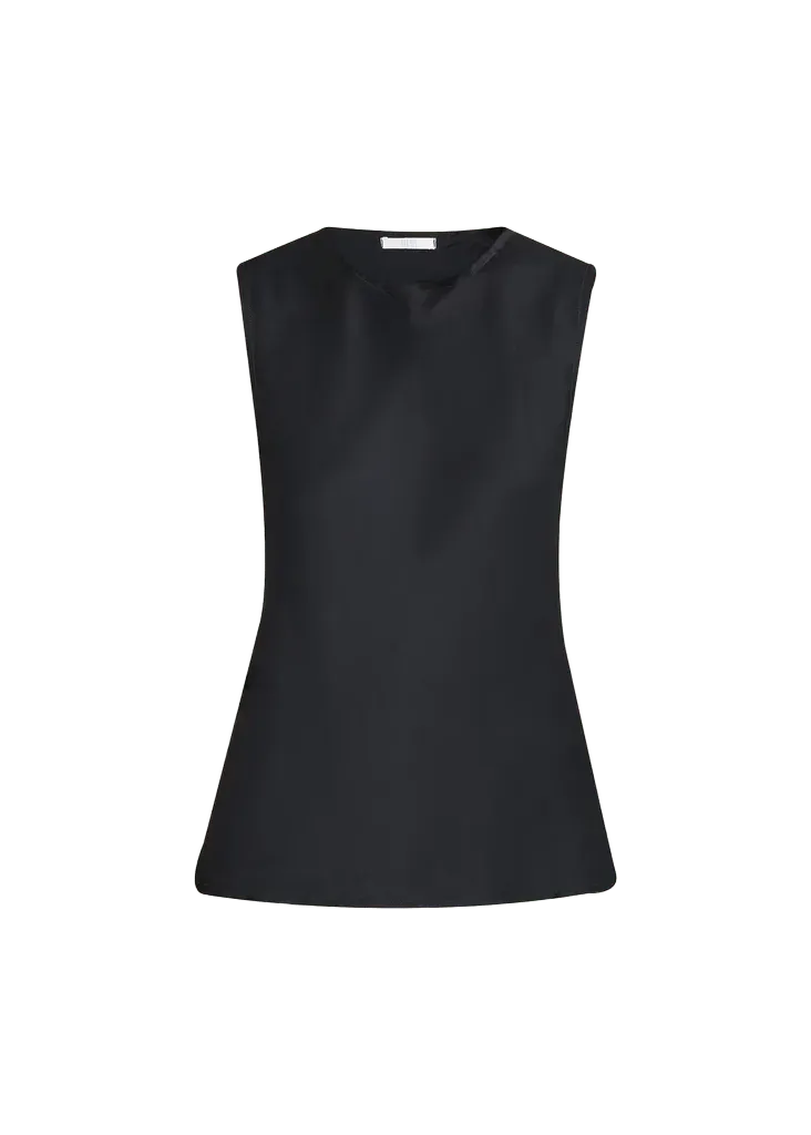 Carine Silk Sleeveless Top