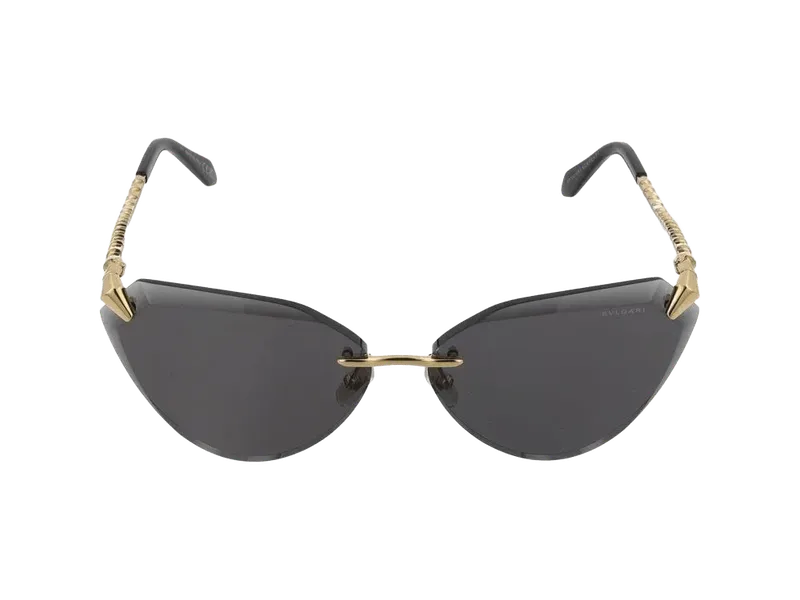 Bvlgari BV40024U Rimless Sunglasses — Black