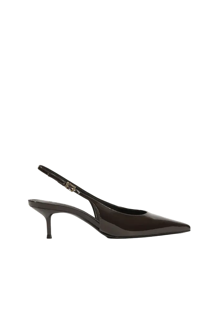 Paola Mid Patent Leather Pump