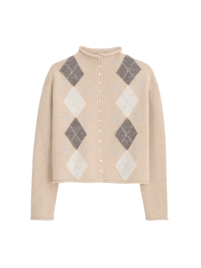 Taylor Argyle Cardigan