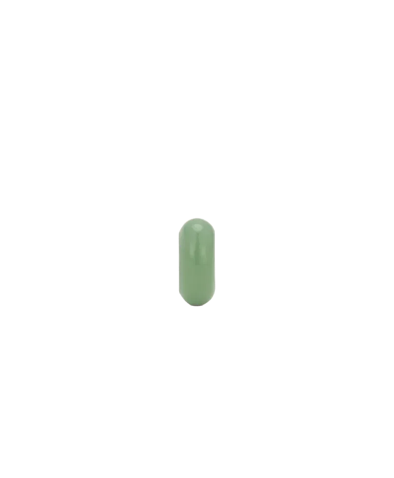 Green Enamel Big Bead