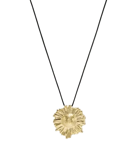Ilios 24kt gold-plated pendant necklace