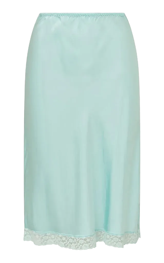 Allideen Silk-Blend Midi Skirt