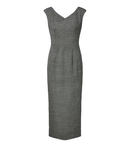 Wool midi dress