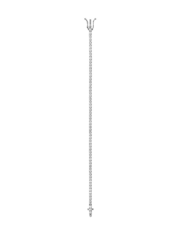 14K KATE RIVIÈRE BRACELET IN 2.5MM LAB DIAMOND, 14K WHITE GOLD