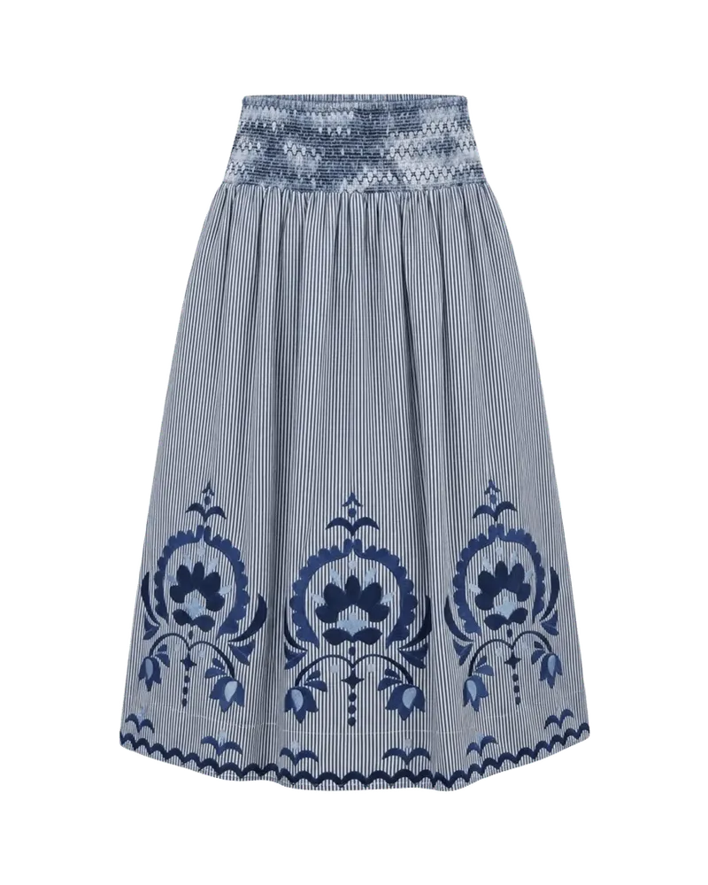 FA26 Georgia Skirt-Parkside Floral Stripe