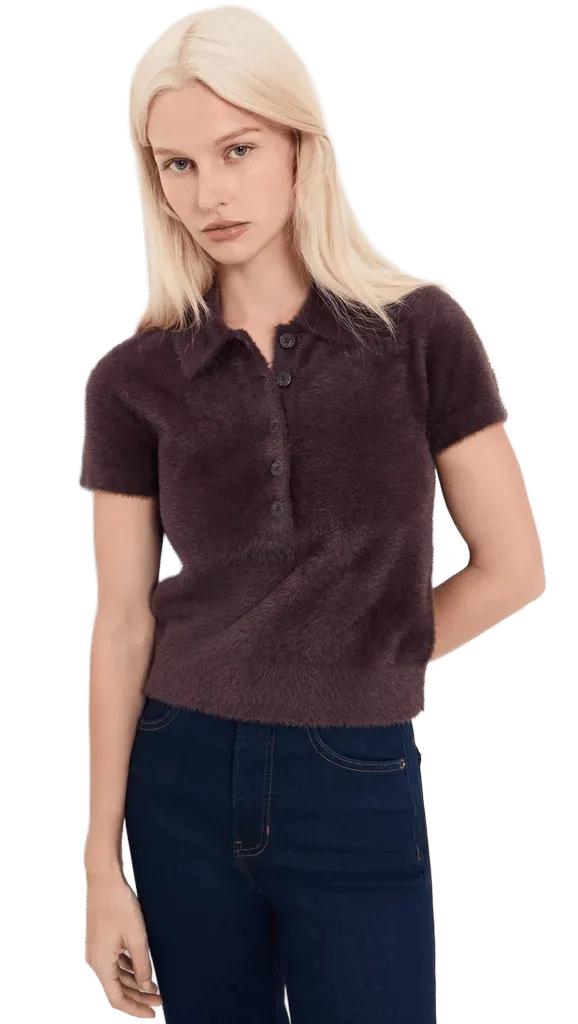 Cirrus Short Sleeve Crop Polo