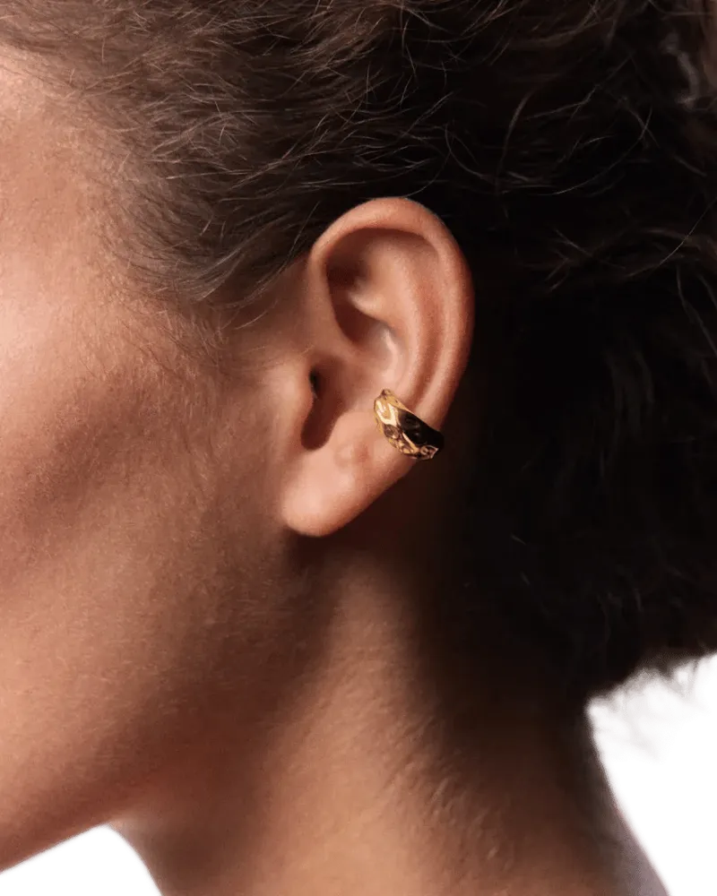 Celestial Ear Cuff In Gold Vermeil