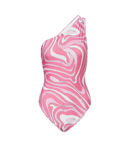 Marmo one-shoulder swimsuit