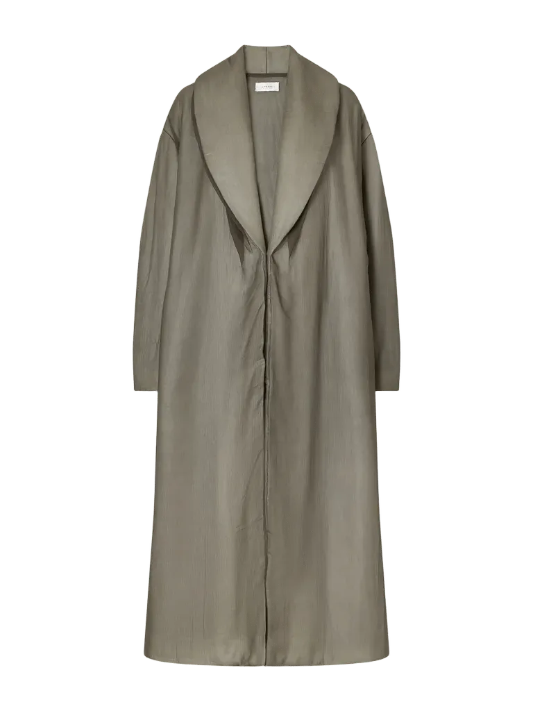 Mergui silk-gauze coat