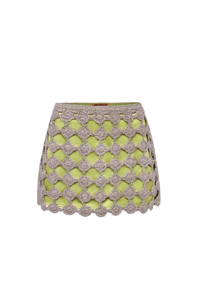 Zera Crochet Mini Skirt