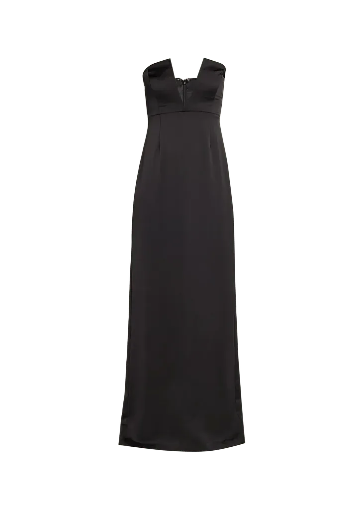 Ramy Brook Raquel Strapless Plunging Column Gown