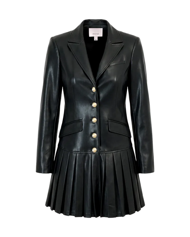 Vegan Leather Saule Dress