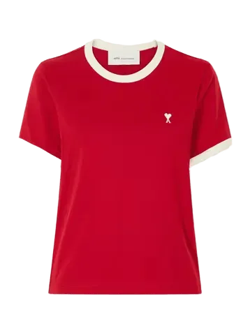 Logo-embroidered cotton-jersey T-shirt