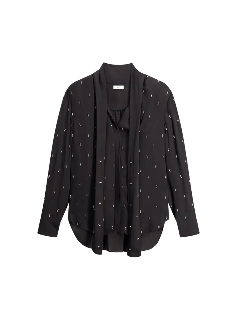 Vivi Embellished Silk Top