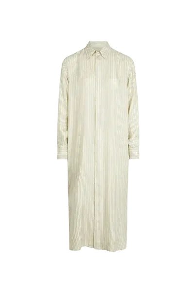 UZUD silk shirt dress