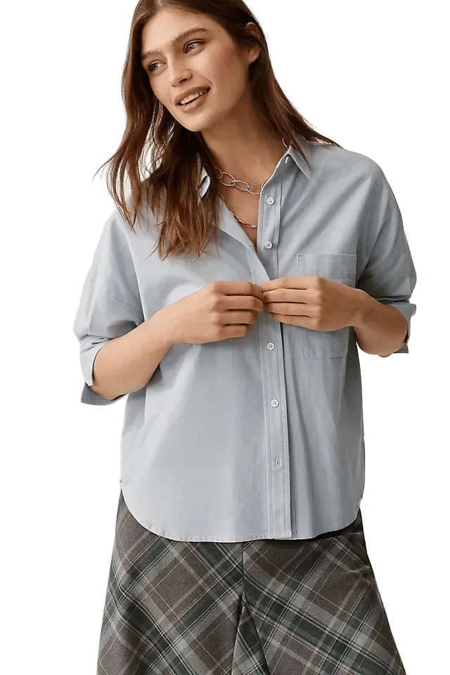 Mabel Boxy Oxford Shirt by Maeve