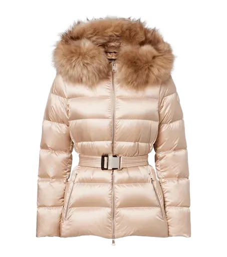 Cupidones shearling-trimmed down jacket