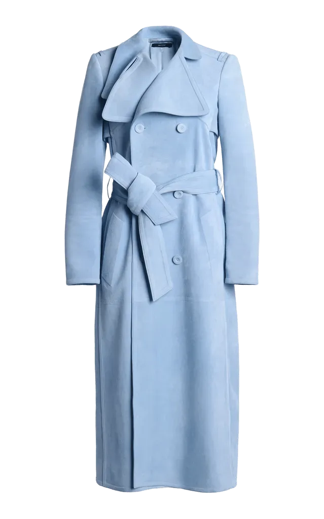 Phantom Cashmere Suede Trench Coat