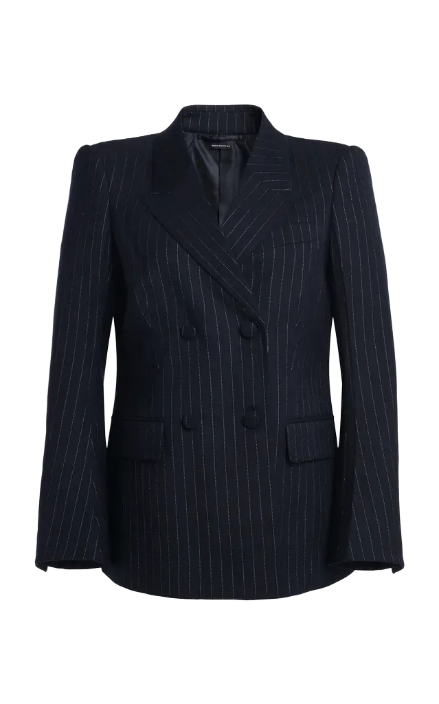 Soho Double-Breasted Wool Blazer