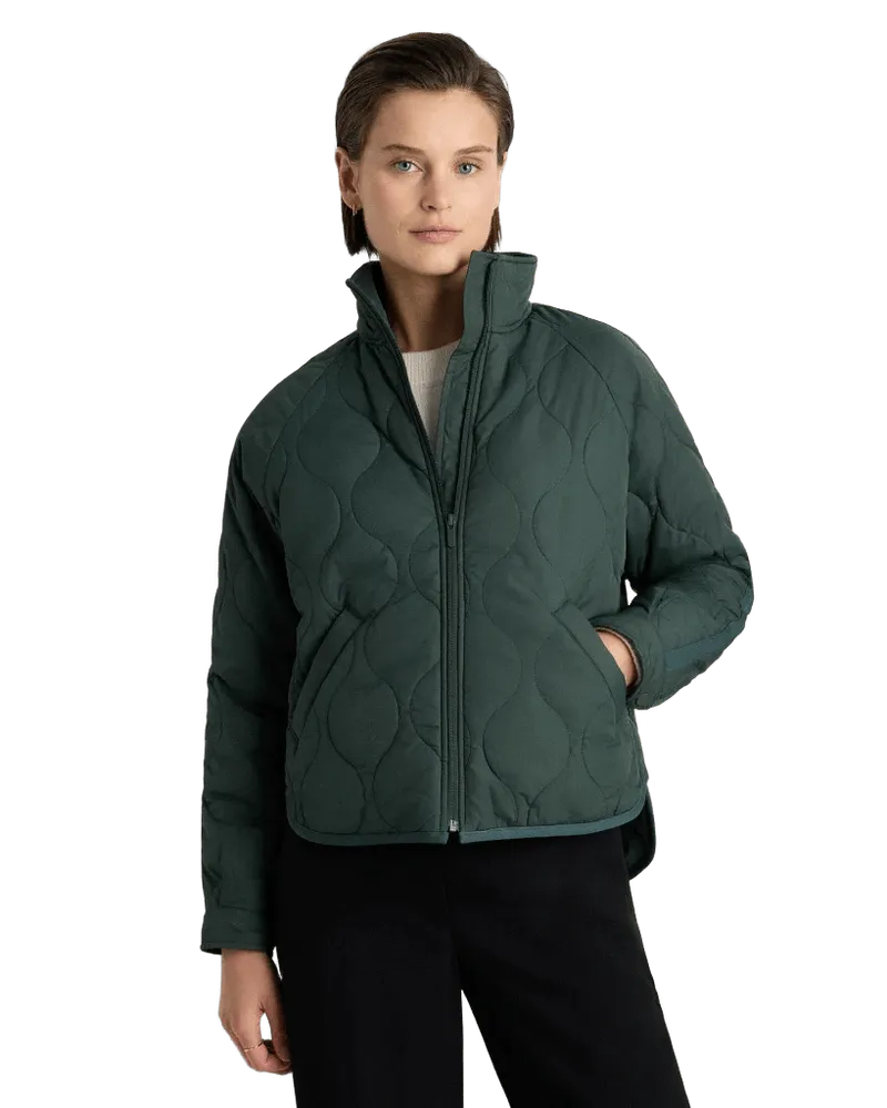 Featherless Quilted Packable Puffer Jacket