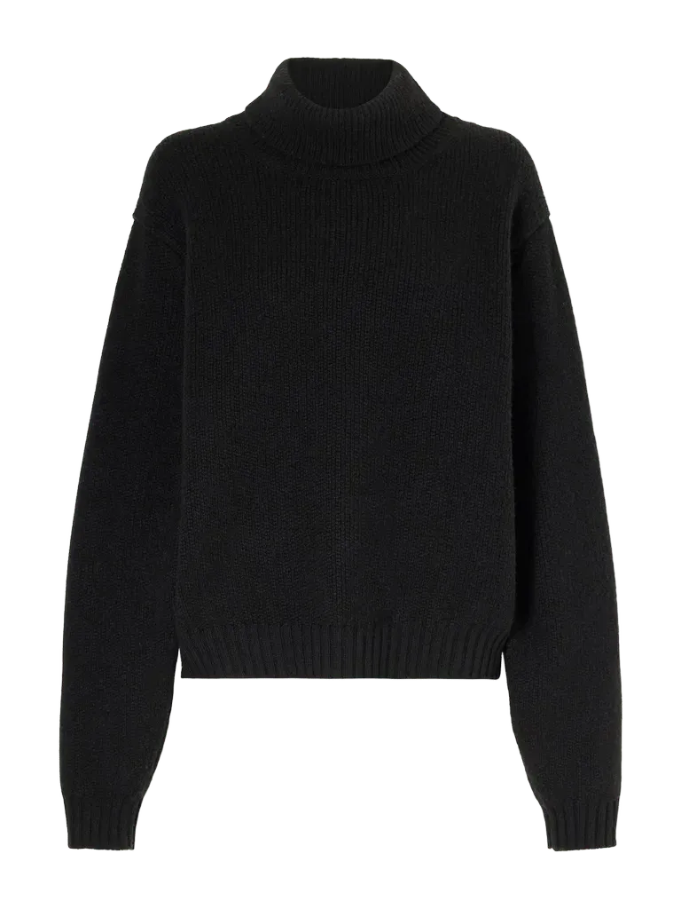 Wool, cashmere and mohair-blend turtleneck sweater