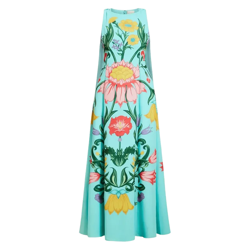 Cartagena Cape Gown in San Juan Garden