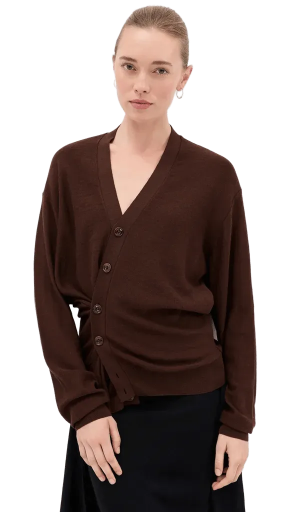 Relaxed Twisted Cardigan
