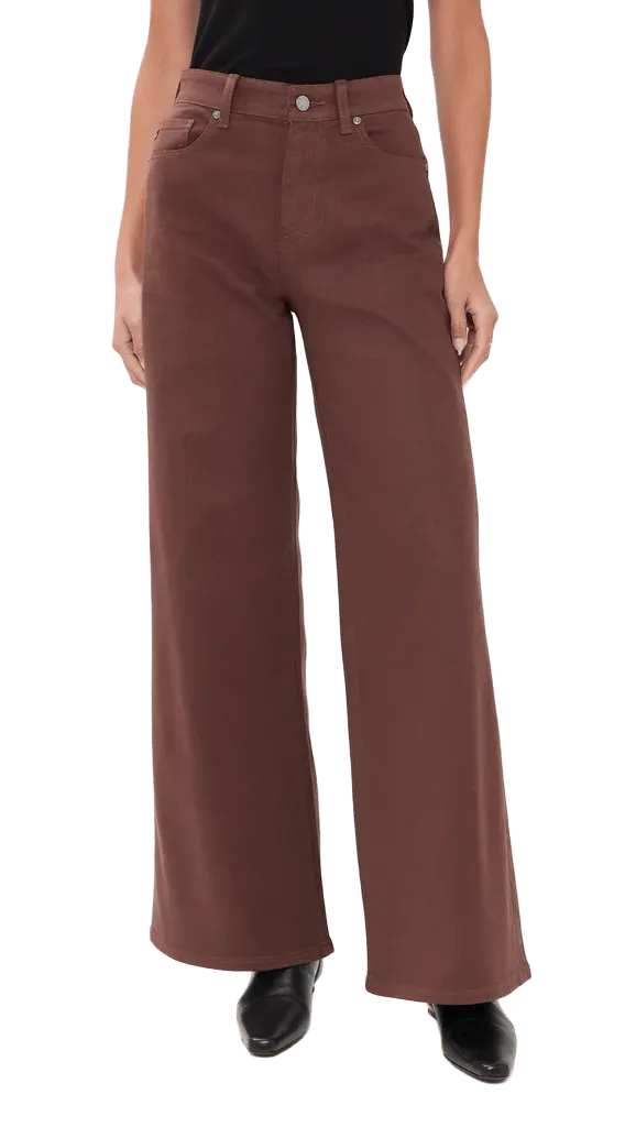 Saige Wide Leg Coated Jeans