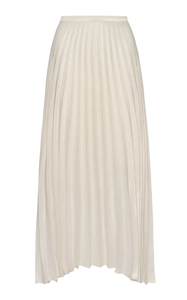 Pleated Maxi Skirt