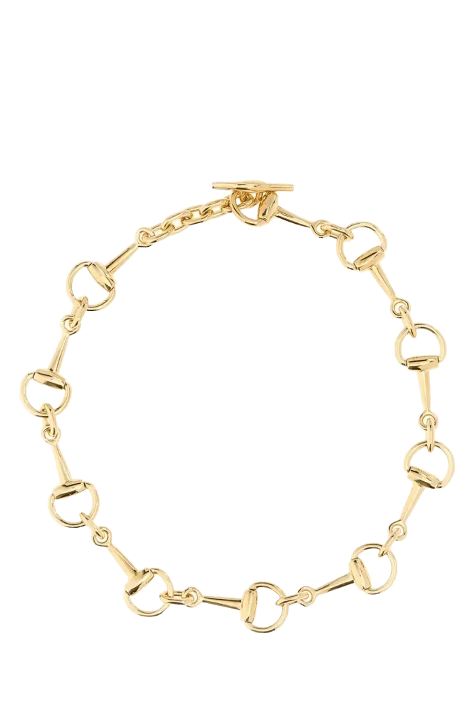Gucci Horsebit Chain Necklace — Gold