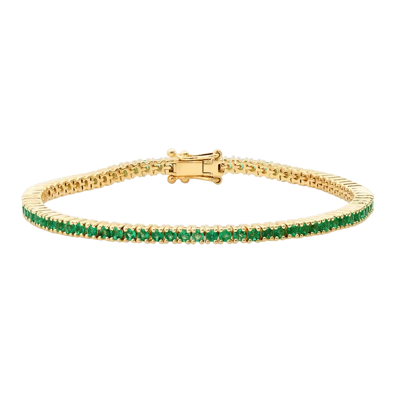 Emerald Classic Tennis Bracelet